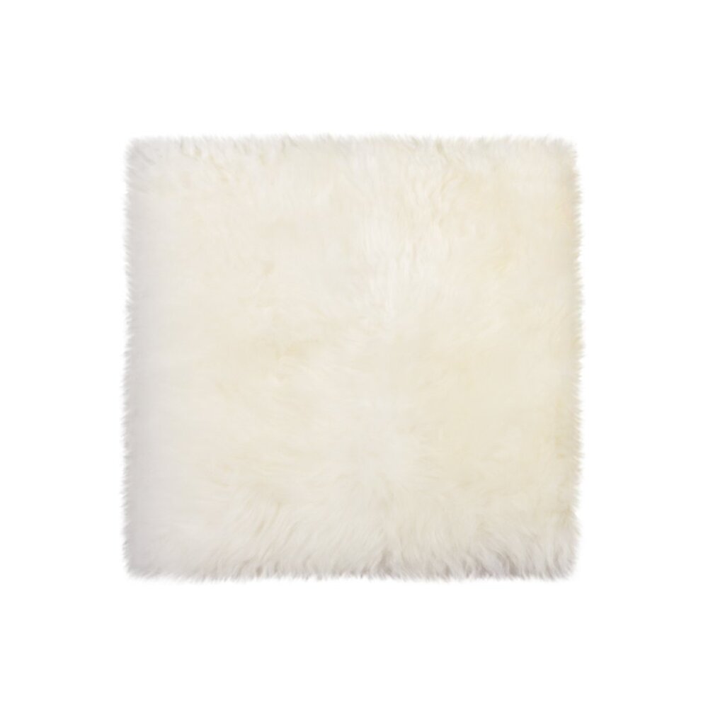 Natural Home Decor New Zealand Sheepskin Chair Pad | 1-Piece | Natural | 17"x17"